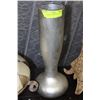 Image 1 : SILVER LEAF FINISH VASE, 18"