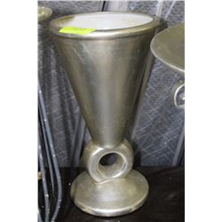 SILVER LEAF FINISH VASE, 24"