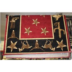 5' X 8' AREA RUG MADE IN TURKEY