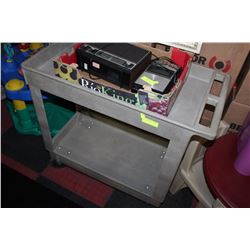 2-TIER PLASTIC CART