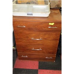 4 DRAWER WOODEN DRESSER