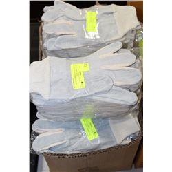 120 PAIRS OF SIZE LARGE MENS LEATHER AND CLOTH