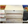 Image 1 : WOOD 3-DRAWER STORAGE BOX
