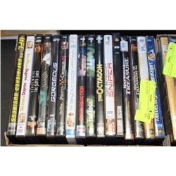 BOX OF DVDS X2