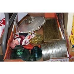 LARGE BOX OF VINTAGE COLLECTIBLES