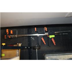 3 LARGE CLAMPS