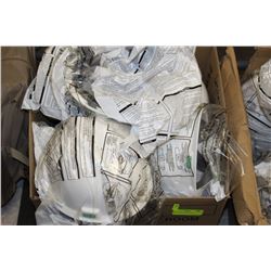 BOX OF NEW HARD HATS