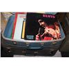 Image 1 : 2 OLD SUITCASES OF VINYL RECORDS (ELVIS & MORE)