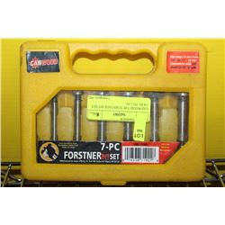 CANWOOD 7-PC FORSTNER BIT SET 1/4 IN. TO 1 IN.