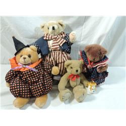 LOT 4 TEDDY BEARS