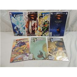 LOT 7 DC ASSORTED SUPERMAN COMICS