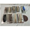 Image 2 : LOT 8 ASSORTED TILE CARPET ADHESIVE TROWELS