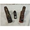Image 2 : LOT 3 VINTAGE WOOD PLANES CARPENTER TOOLS STANLEY