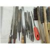 Image 1 : BOX LOT FILES, WIRE BRUSHES, MORE