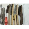 Image 4 : BOX LOT FILES, WIRE BRUSHES, MORE