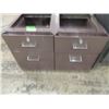 Image 1 : PAIR METAL 2 DRAWER CABINETS TOOLS PARTS MORE