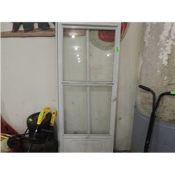 LIKE NEW COMBINATION STORM SCREEN DOOR