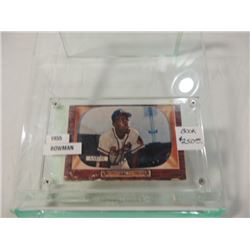 1955 BOWMAN HANK AARON BASEBALL CARD TOPPS