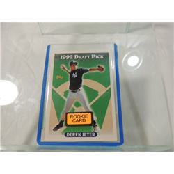 1992 TOPPS DEREK JETER ROOKIE CARD