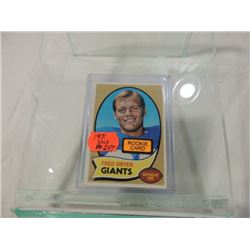 1970 TOPPS FOOTBALL CARD FRED DRYER #247 GIANTS