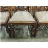 Image 3 : LOT 6 OAK PANEL BACK DINING CHAIRS OAK