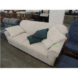 NICE OFF WHITE 2 CUSHION SOFA COUCH DAVENPORT