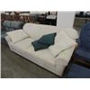 Image 1 : NICE OFF WHITE 2 CUSHION SOFA COUCH DAVENPORT