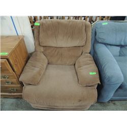 BROWN PILLOWBACK PILLOW BACK RECLINER