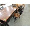 Image 2 : NICE PINE DINING SET TABLE 4 CHAIRS