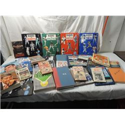 HUGE BOX LOT SPORTS BOOKS BASEBALL BASKETBALL