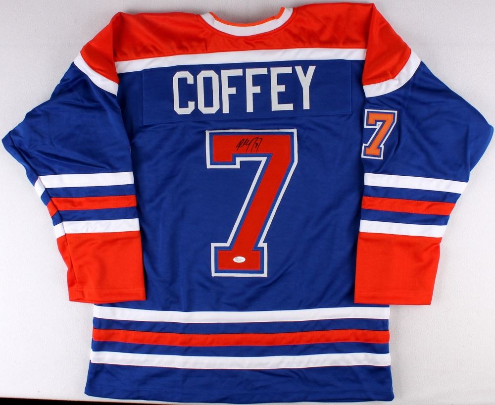 Paul Coffey Signed Oilers Jersey (JSA COA)