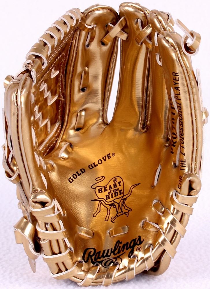 Brooks Robinson Signed Rawlings Gold Glove Mini-Baseball Glove Inscribed "16 x G.G." with Display Ca