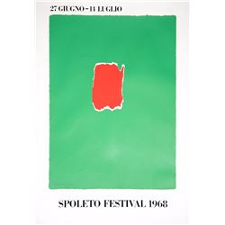 Robert Motherwell, Spoleto Festival, Screenprint on American Etching Paper