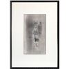 Image 1 : Shlomo Koren, Abstract Standing Figure (22), Ink and Charcoal Drawing