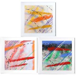 Alvin Loving, Wild Good Lake Series of 3 Silkscreens