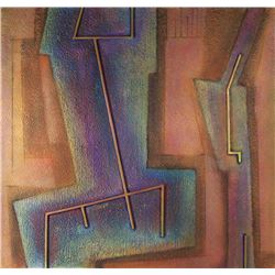 Warren Wolf, Hem & Baqaq #1, Oil Painting
