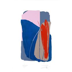 Larry Zox, Gray Sweep, Serigraph