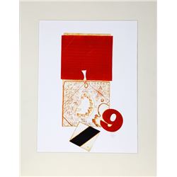 Janez Bernik, No. 9, Etching