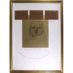 Michelangelo Pistoletto, I Am The Third - Series #1, Silkscreen