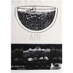 Joe Tilson, Blackpath Air, Silkscreen and Collage