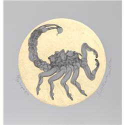 Guillaume Azoulay, Zodiacs : Scorpio, Etching