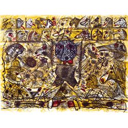 Roy De Forest, Walking, Lithograph