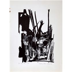 Constance Wain Schwartz, The Fire Next Time, Lithograph