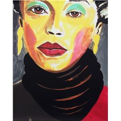 Frederick J. Brown, Sarah Vaughan, Serigraph