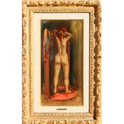Jan De Ruth, Dressing Room, Oil Painting