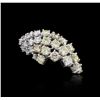 Image 1 : 14KT White Gold 5.67ctw Diamond Ring