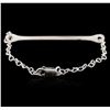 Image 2 : 14KT White Gold 0.26ctw Diamond Bracelet
