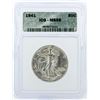 Image 1 : 1941 ICG Graded MS65 Walking Liberty Half Dollar Silver Coin