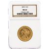 Image 1 : 1893 NGC MS63 $10 Liberty Head Eagle Gold Coin