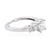 Image 2 : 14KT White Gold 1.19ctw Diamond Ring